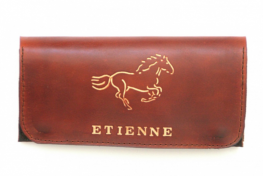 blague &agrave; tabac cuir personnalisable