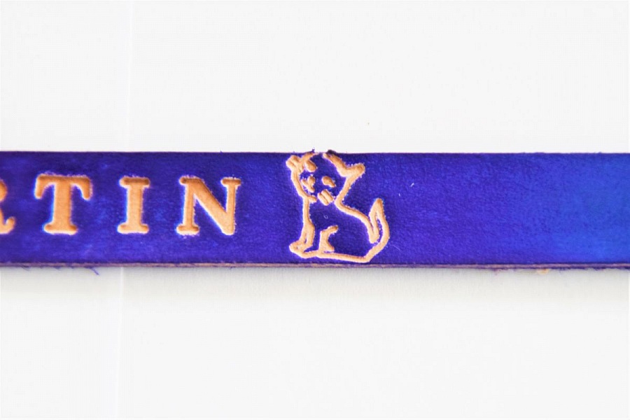 bracelet pr&eacute;nom cuir grav&eacute; 