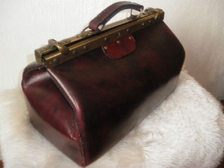 handgjord vintage resväska